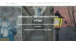 Desktop Screenshot of livekabbalah.com